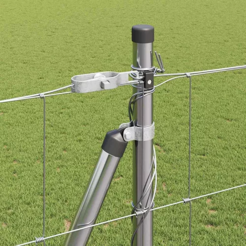 Legelőkerítés Ezüst 25 x 1.5 m Horganyzott acél