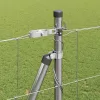Legelőkerítés Ezüst 25 x 1.5 m Horganyzott acél