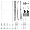 Legelőkerítés Ezüst 25 x 1.5 m Horganyzott acél
