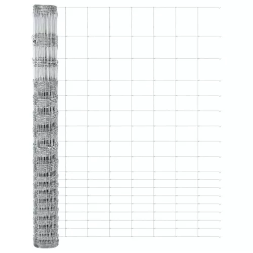 Legelőkerítés Ezüst 25 x 1.5 m Horganyzott acél