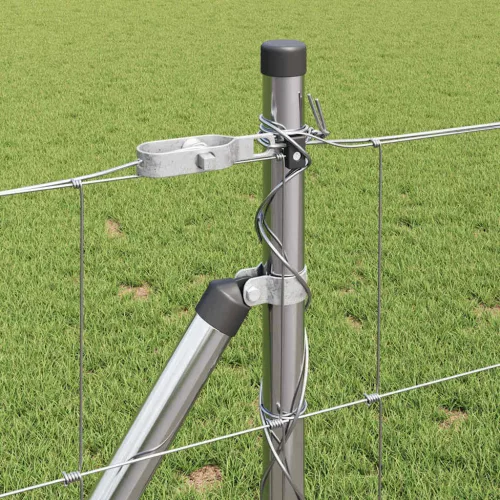 Legelőkerítés Ezüst 50 x 0.8 m Horganyzott acél