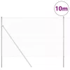 Kerítés oszlopokkal Ezüst 1.5 x 10 m Acél