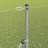 Kerítés oszlopokkal Ezüst 1.5 x 10 m Acél
