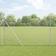 Kerítés oszlopokkal Ezüst 1.6 x 10 m Acél