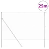 Kerítés oszlopokkal Ezüst 1.5 x 25 m Acél