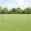 Kerítés oszlopokkal Ezüst 0.5 x 50 m Acél
