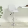 Fehér műbőr bárszék