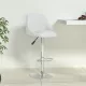 Fehér műbőr bárszék