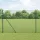 Kerítés oszlopokkal Zöld 1.5 x 10 m Acél