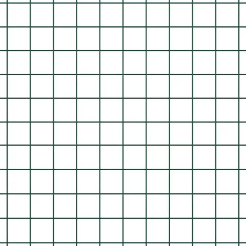 Kerítés oszlopokkal Zöld 1.6 x 10 m Acél