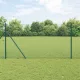 Kerítés oszlopokkal Zöld 1.2 x 25 m Acél