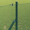 Kerítés oszlopokkal Zöld 1.2 x 25 m Acél