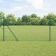 Kerítés oszlopokkal Zöld 1.2 x 25 m Acél