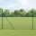 Kerítés oszlopokkal Zöld 1.5 x 25 m Acél