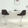 2 db fekete műbőr bárszék