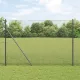 Kerítés oszlopokkal Szürke 1.6 x 10 m Acél