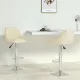 2 db krémszínű műbőr bárszék