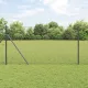 Kerítés oszlopokkal Szürke 1.2 x 25 m Acél