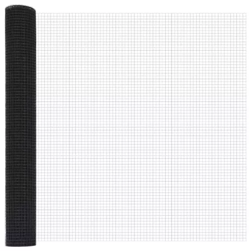 Kerítés oszlopokkal Szürke 1.2 x 25 m Acél