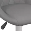 2 db szürke műbőr bárszék