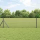 Kerítés oszlopokkal Szürke 0.6 x 50 m Acél