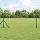 Kerítés oszlopokkal Zöld 0.8 x 25 m PVC-bevonatos acél