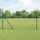 Kerítés oszlopokkal Zöld 1.4 x 25 m PVC-bevonatos acél
