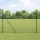 Kerítés oszlopokkal Zöld 1.6 x 25 m PVC-bevonatos acél