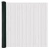Kerítés oszlopokkal Zöld 1.6 x 25 m PVC-bevonatos acél
