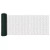 Kerítés oszlopokkal Zöld 0.4 x 50 m PVC-bevonatos acél