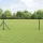 Kerítés oszlopokkal Zöld 0.4 x 50 m PVC-bevonatos acél