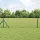 Kerítés oszlopokkal Zöld 0.8 x 50 m PVC-bevonatos acél