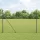 Kerítés oszlopokkal Szürke 1.6 x 10 m PVC-bevonatos acél