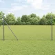 Kerítés oszlopokkal Szürke 1 x 25 m PVC-bevonatos acél