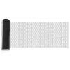 Kerítés oszlopokkal Szürke 0.4 x 50 m PVC-bevonatos acél