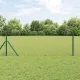 Kerítés oszlopokkal Szürke 0.6 x 50 m PVC-bevonatos acél