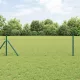 Kerítés oszlopokkal Szürke 0.8 x 50 m PVC-bevonatos acél