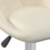 Krémszínű bársony bárszék