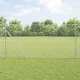 Kerítés oszlopokkal Ezüst 1.2 x 25 m PVC-bevonatos acél