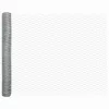 Kerítés oszlopokkal Ezüst 1.2 x 25 m PVC-bevonatos acél