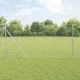 Kerítés oszlopokkal Ezüst 1.2 x 25 m PVC-bevonatos acél