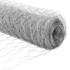Kerítés oszlopokkal Ezüst 1.4 x 25 m PVC-bevonatos acél