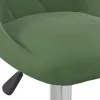Sötétzöld bársony bárszék