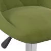 2 db világoszöld bársony bárszék
