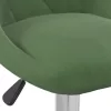 2 db sötétzöld bársony bárszék