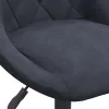 Sötétszürke bársony bárszék