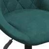 Sötétzöld bársony bárszék