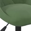 Sötétzöld bársony bárszék