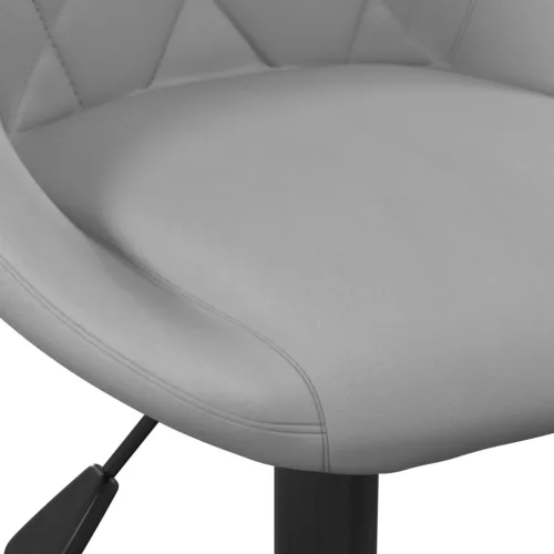 2 db világosszürke bársony bárszék