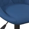 2 db kék bársony bárszék